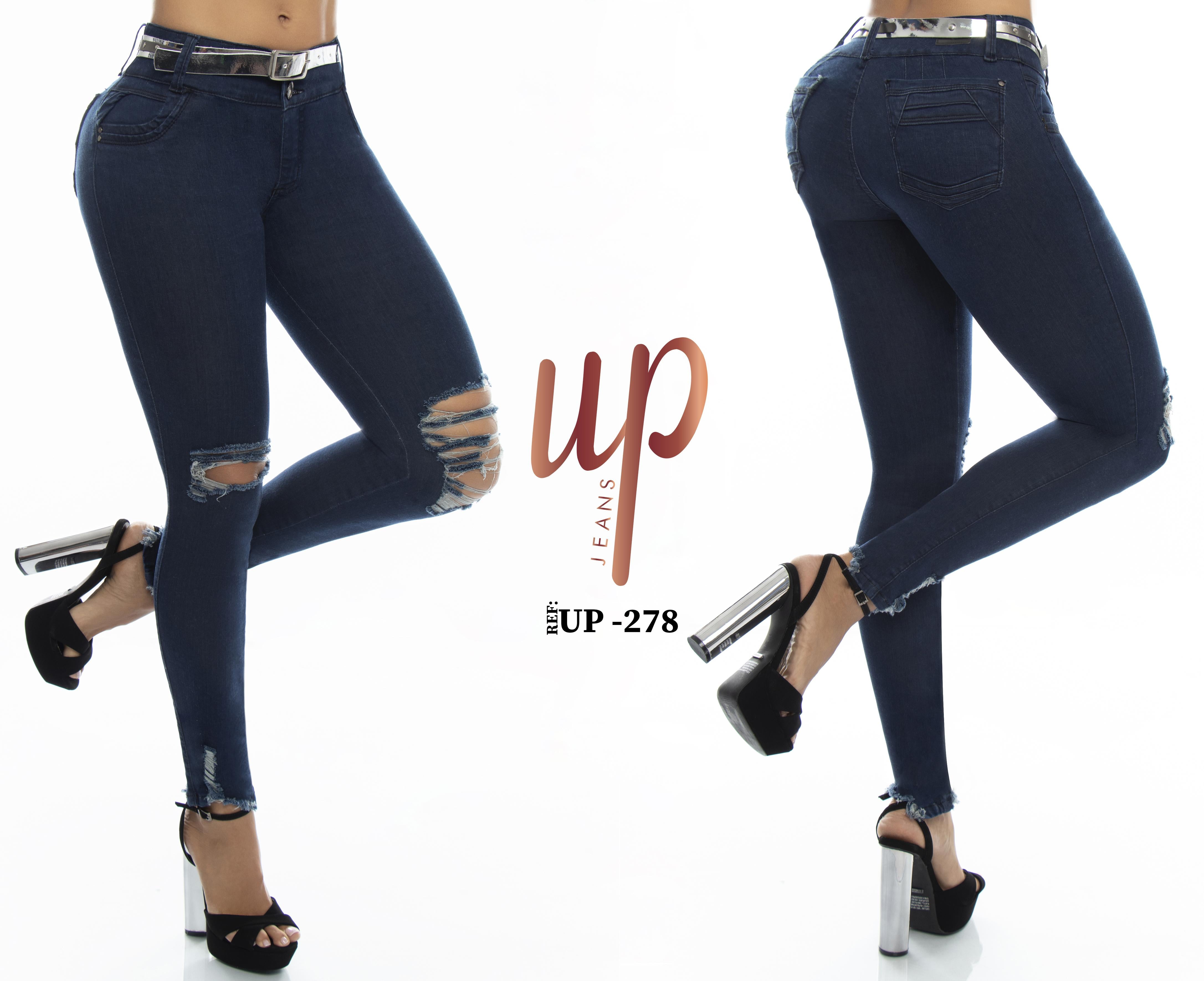 Ref. 037 -UP-278 Jeans Push Up Colombiano de Moda horma perfecta - Ropa Colombiana