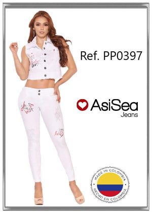 Ref. 011 -PP00397 Conjunto Chaleco - Ropa Colombiana