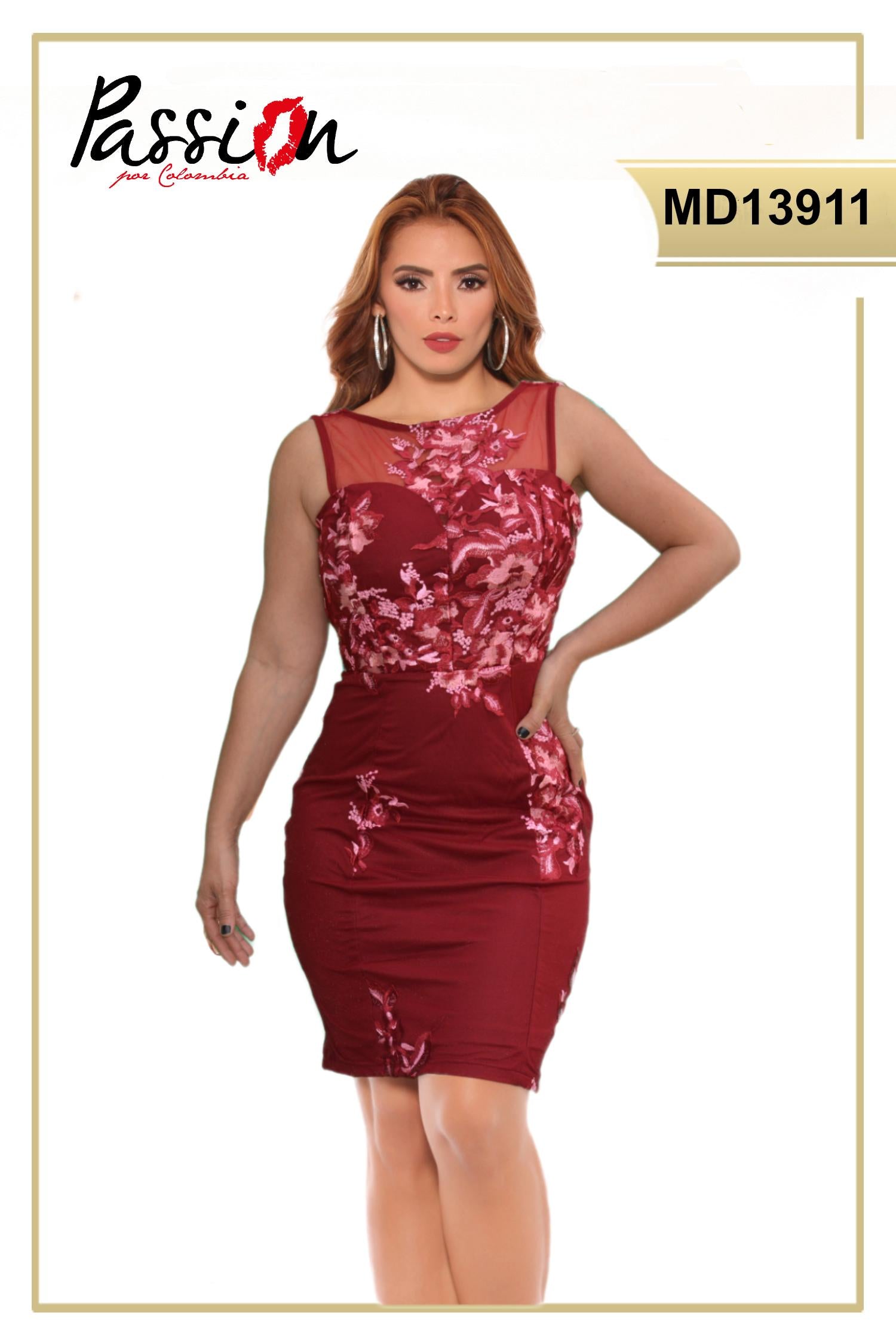 Ref. 003 -MD13911 Vestido sexy - Ropa Colombiana