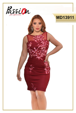 Ref. 003 -MD13911 Vestido sexy - Ropa Colombiana