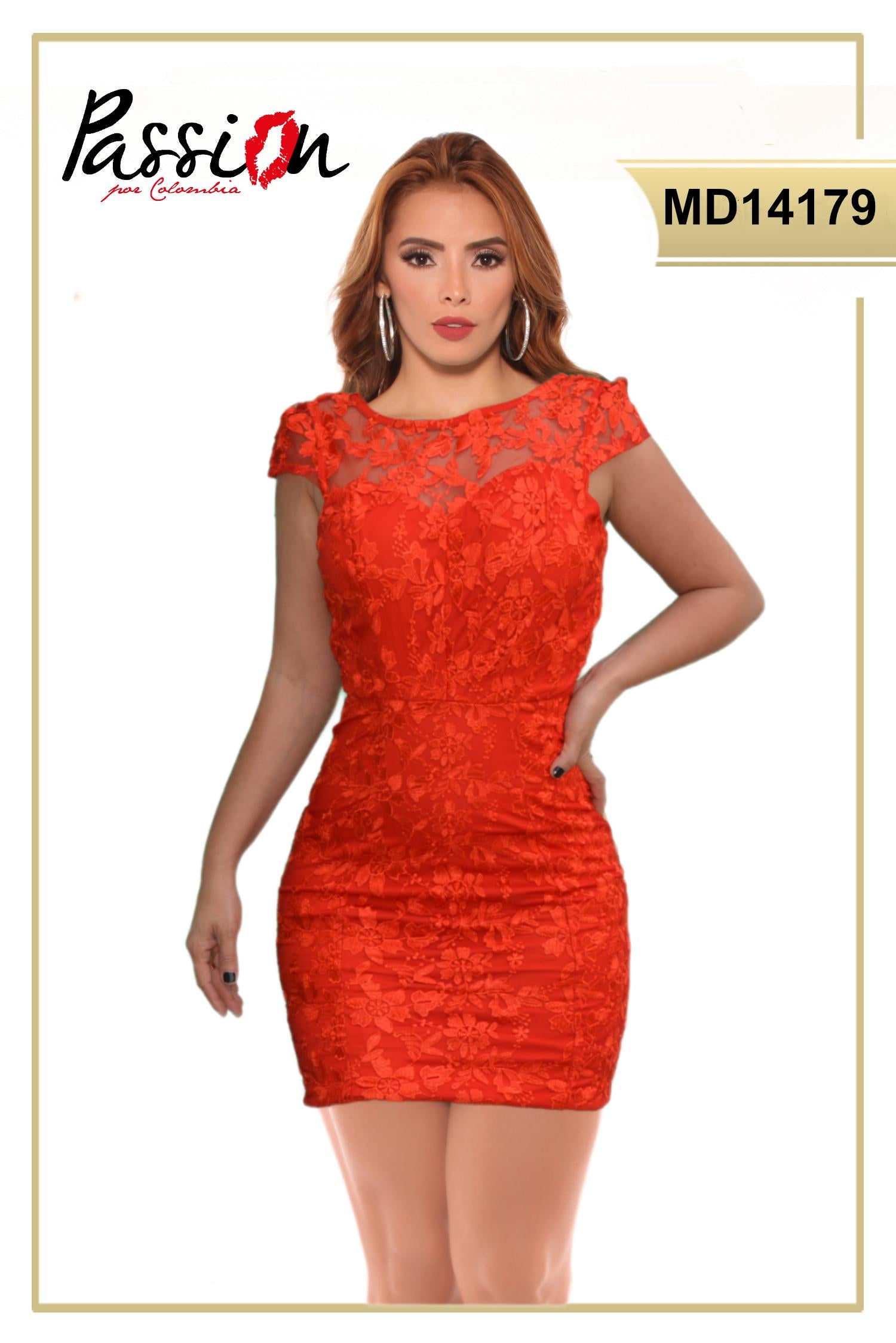 Ref. 003 -MD14179 Vestido Largo de Fiesta de Temporada - Ropa Colombiana