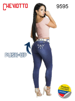 Ref. 001 -9595 Jeans con Bolsillos - Ropa Colombiana