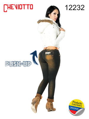 Ref. 001 -12232 Jean levantacola - Ropa Colombiana