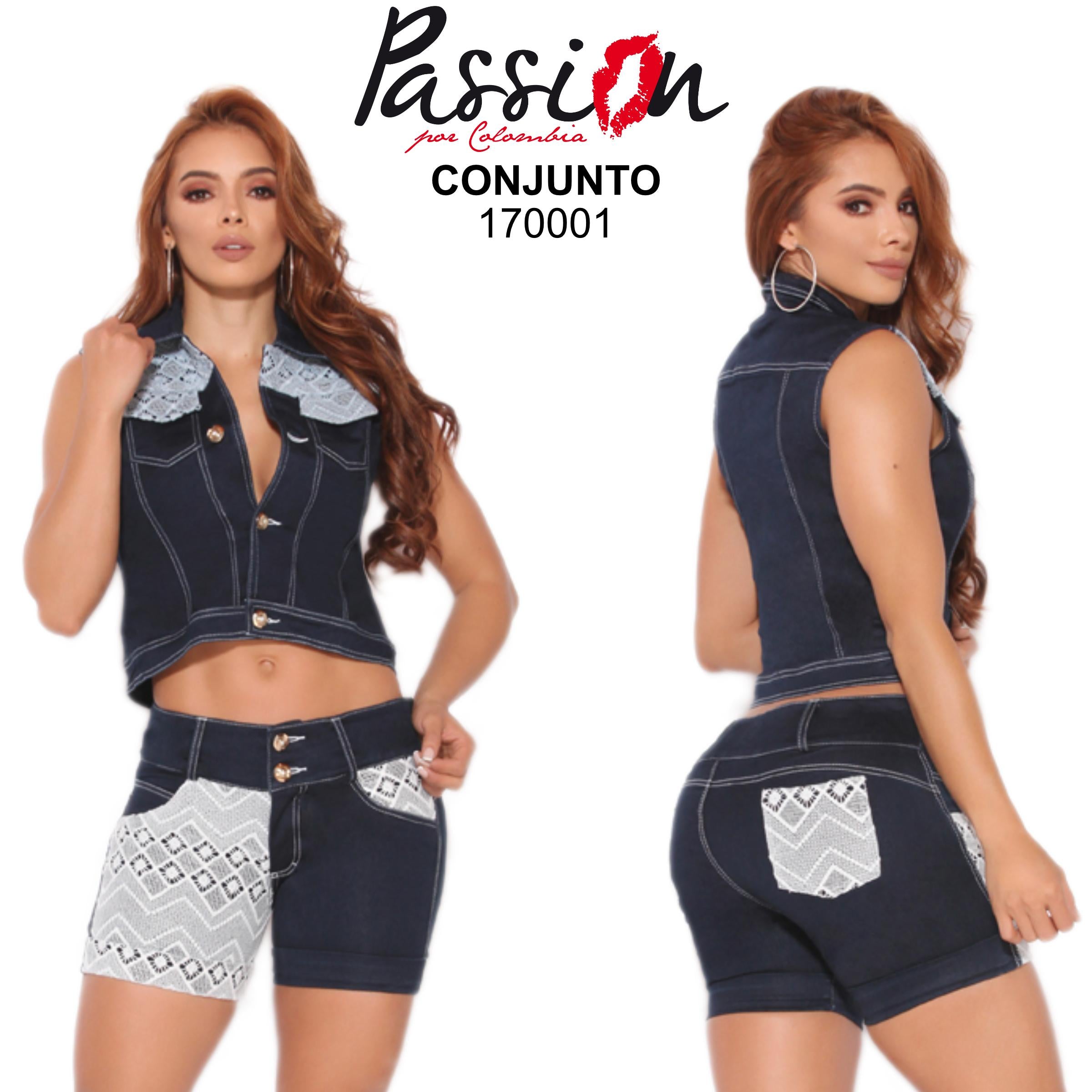 Ref. 005 -170001 Conjunto corto Unusual - Ropa Colombiana