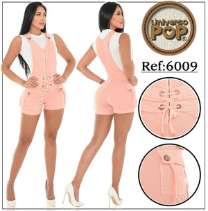 Ref. 076 -UP6009 Peto Short Estilo Cargo moda Colombiana - Ropa Colombiana
