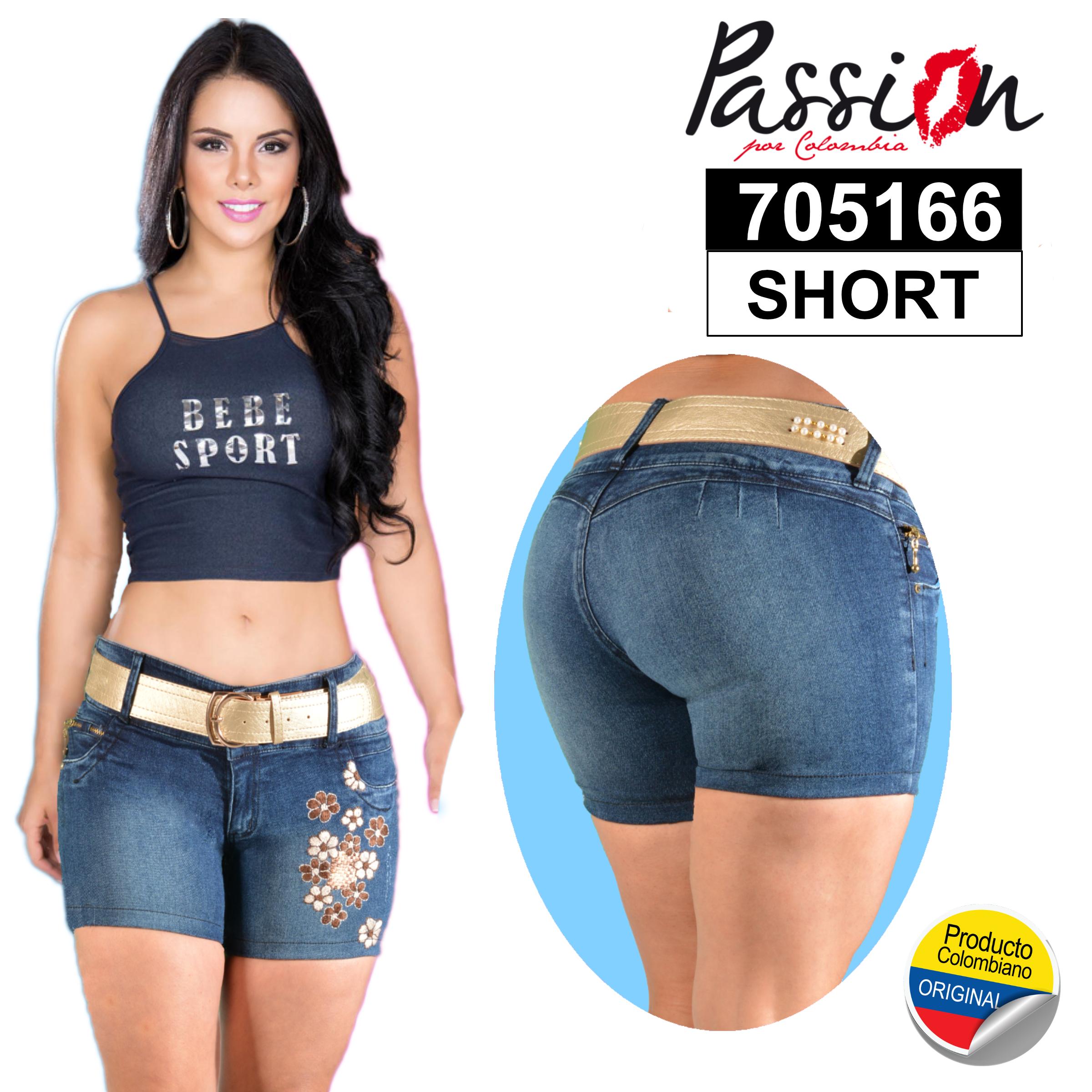 Ref. 030 - 705166 Short en Jean Colombiano Push up