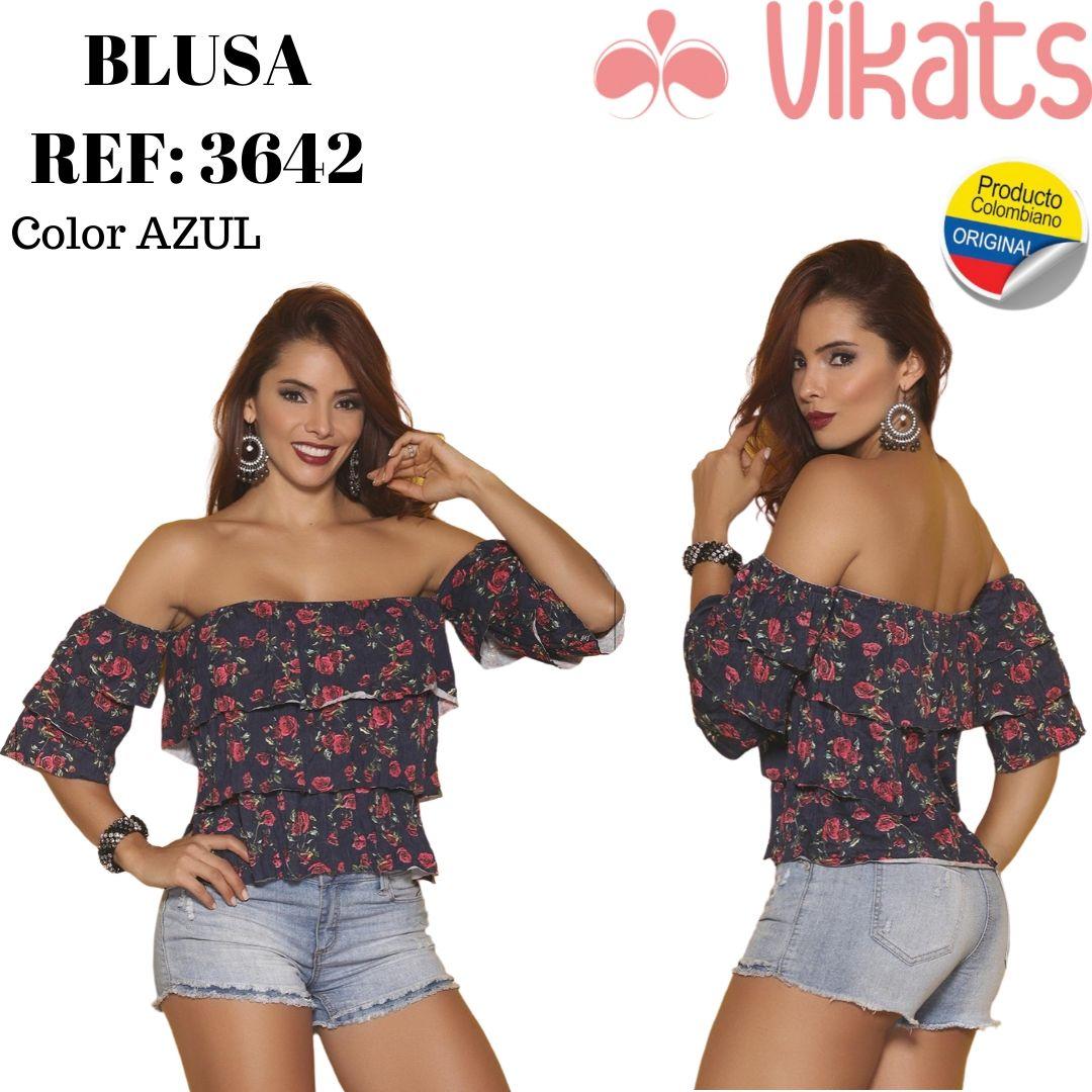 Ref. 015 -3642 Blusa sexy - Ropa Colombiana