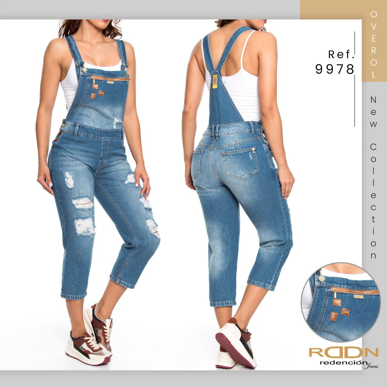 Ref. 074 -9978 Vaquero peto pantalon largo - Ropa Colombiana