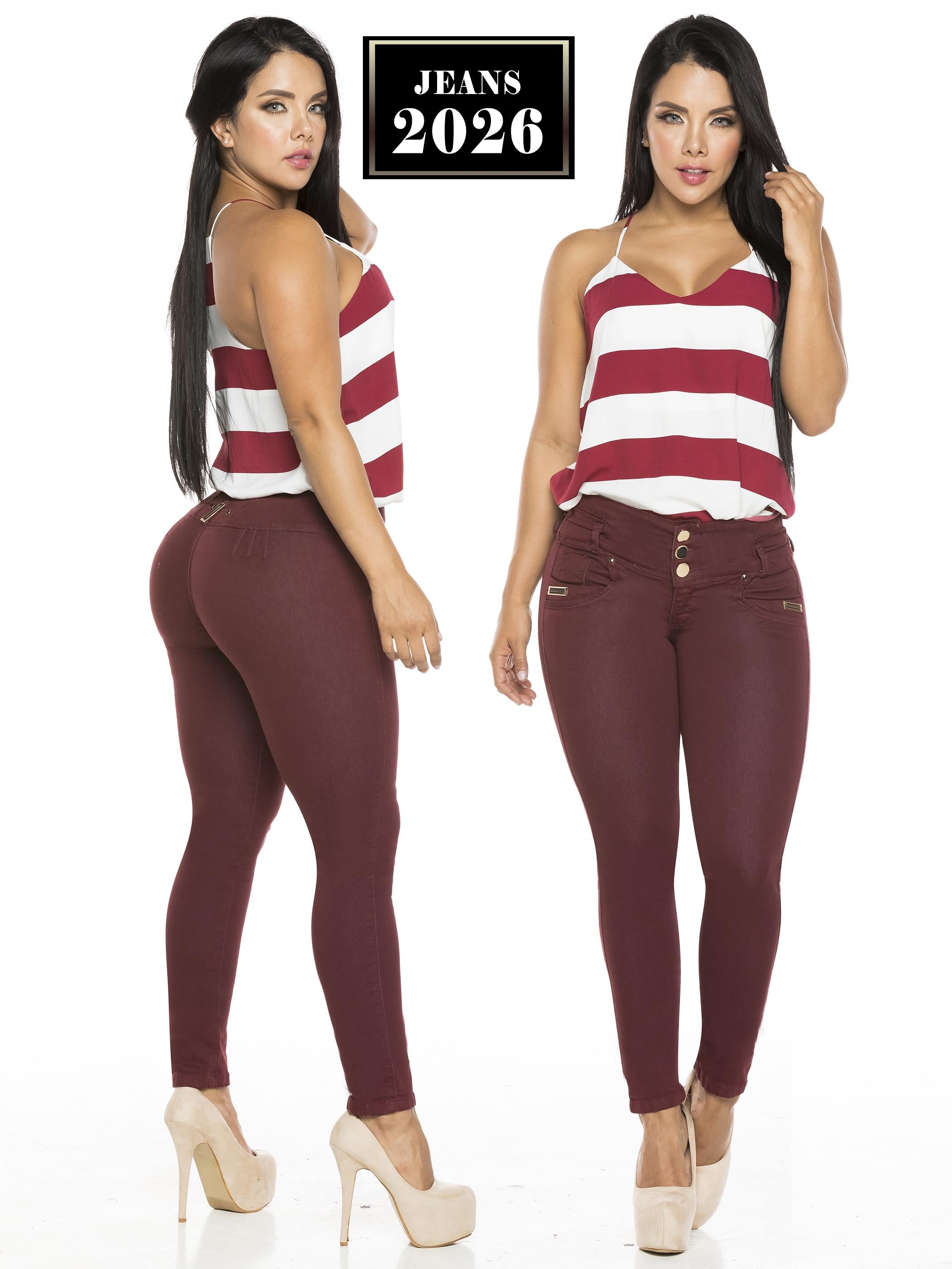 Ref. 061 -2026 Vaqueros jean push up colombianos - Ropa Colombiana