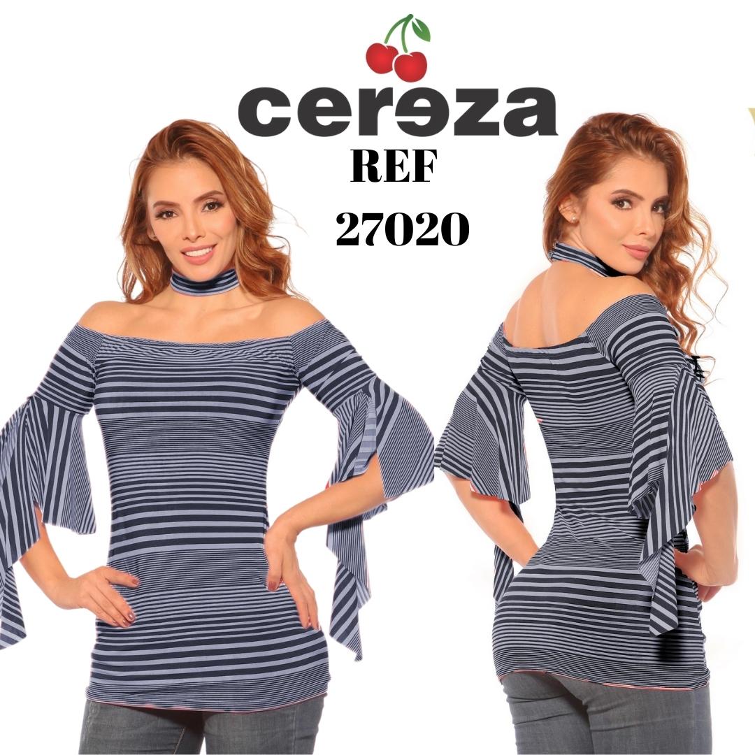 Ref. 004 -27020 Blusa Manga 3/4 - Ropa Colombiana
