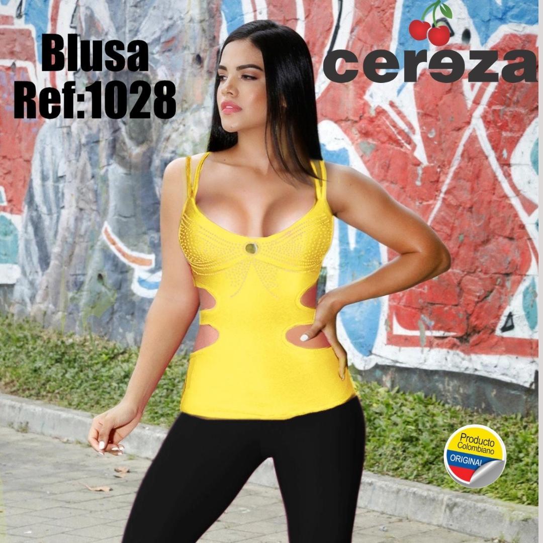 Ref. 004 -1028 BLUSA CEREZA - Ropa Colombiana