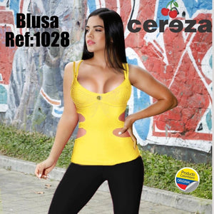 Ref. 004 -1028 BLUSA CEREZA - Ropa Colombiana