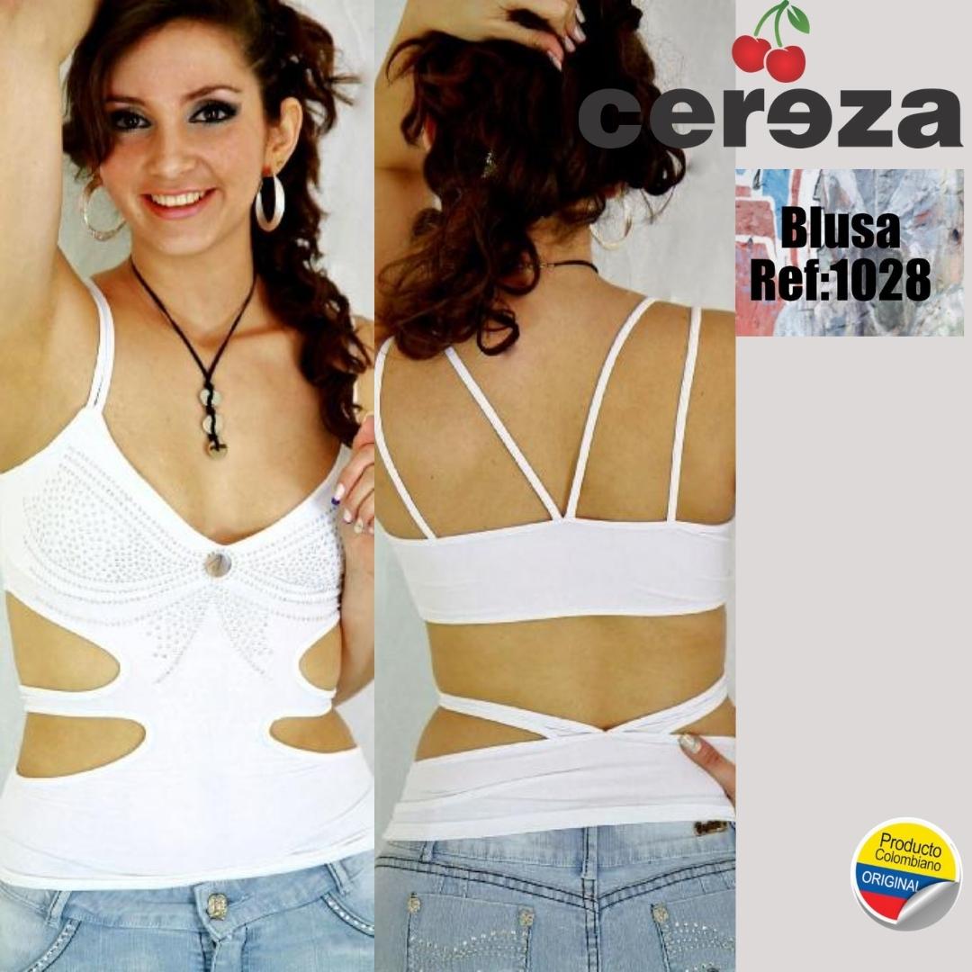 Ref. 004 -1028 BLUSA CEREZA - Ropa Colombiana