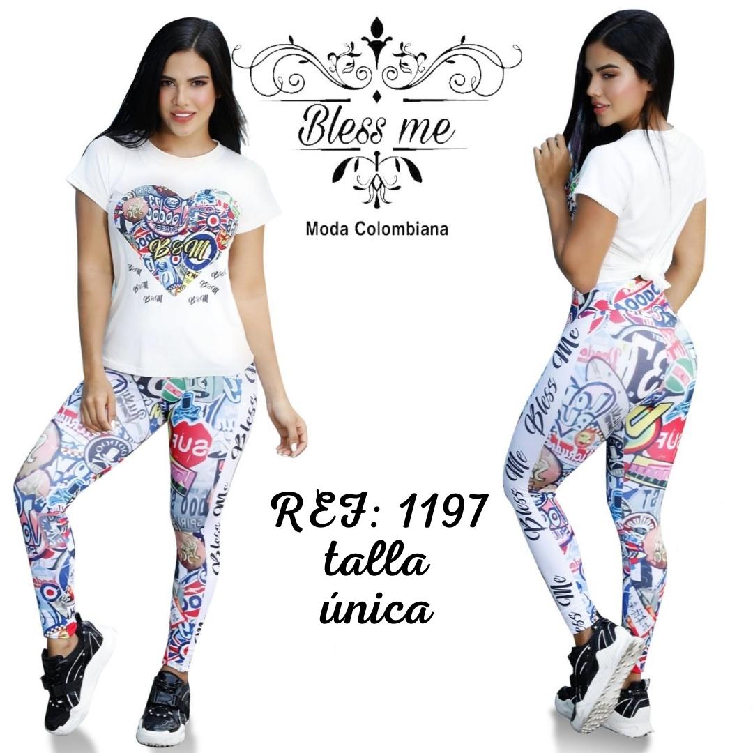 Ref. 058 -BM1197 Conjunto Deportivo Pantalon verano - Ropa Colombiana