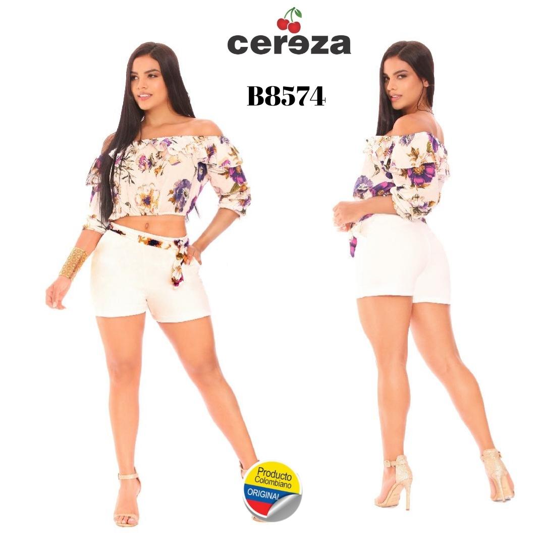 Ref. 004 -B8574 Conjunto short colombiano - Ropa Colombiana