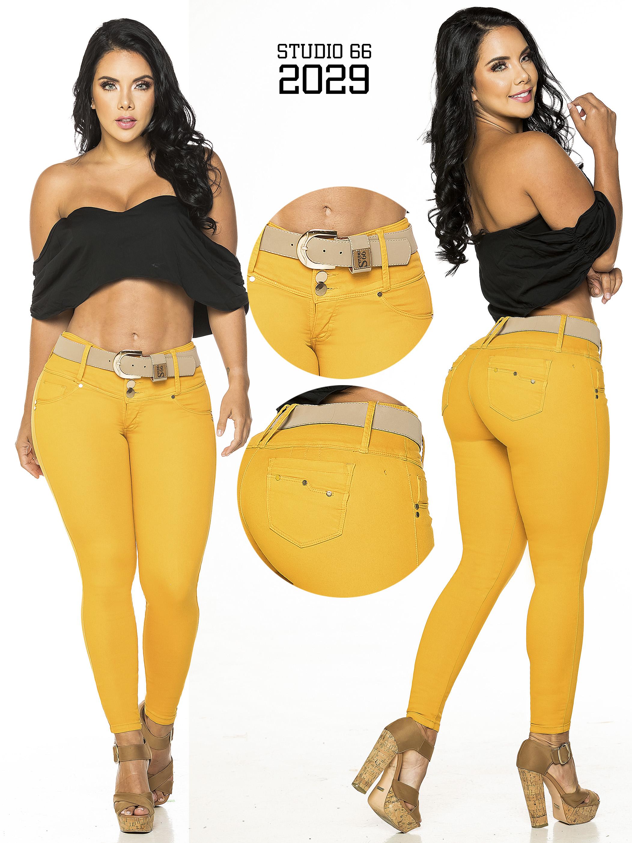 Ref. 061 -2029 Vaqueros push up colombianos de moda - Ropa Colombiana