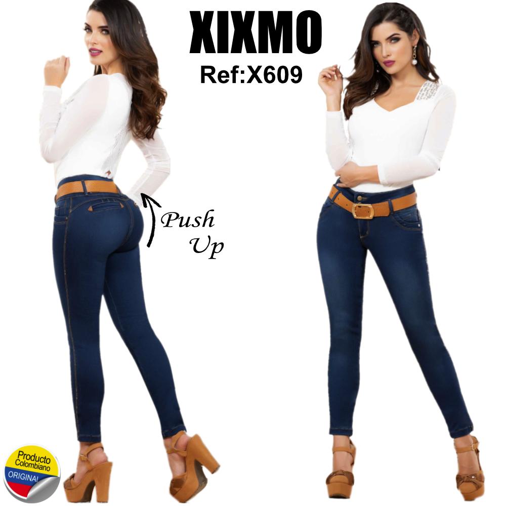 Ref. 072 -X609 Jean Levanta cola colombiano - Ropa Colombiana