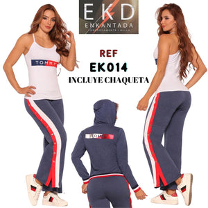 Ref. 046 -EK014 Conjunto deportivo de moda - Ropa Colombiana