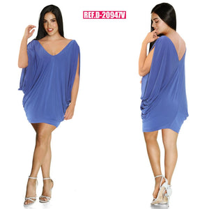 Ref. 003 -D20947V Vestido Sexy Dama - Ropa Colombiana