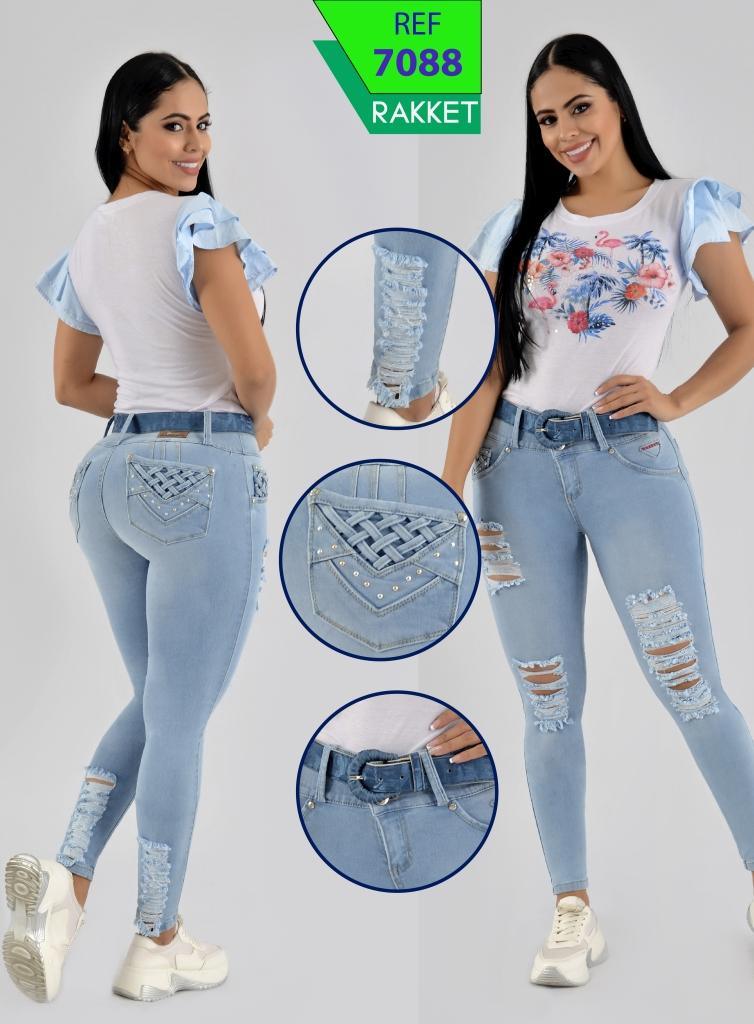 Ref. 006 -7088 Tejanos colombianos Push Up - Ropa Colombiana