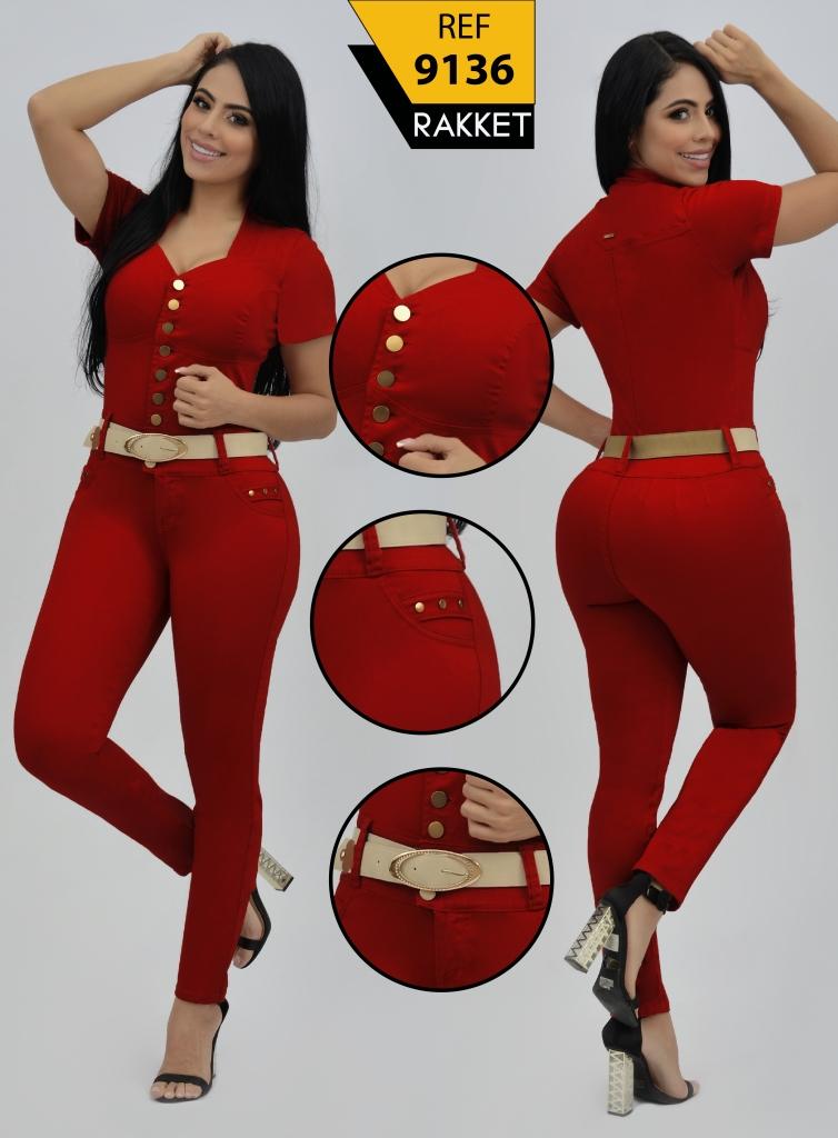 Ref. 006 -9136 Enterizo vaquero levantacola - Ropa Colombiana