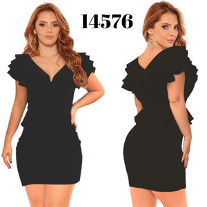 Ref. 003 -D14576 Vestido Americano de Moda - Ropa Colombiana