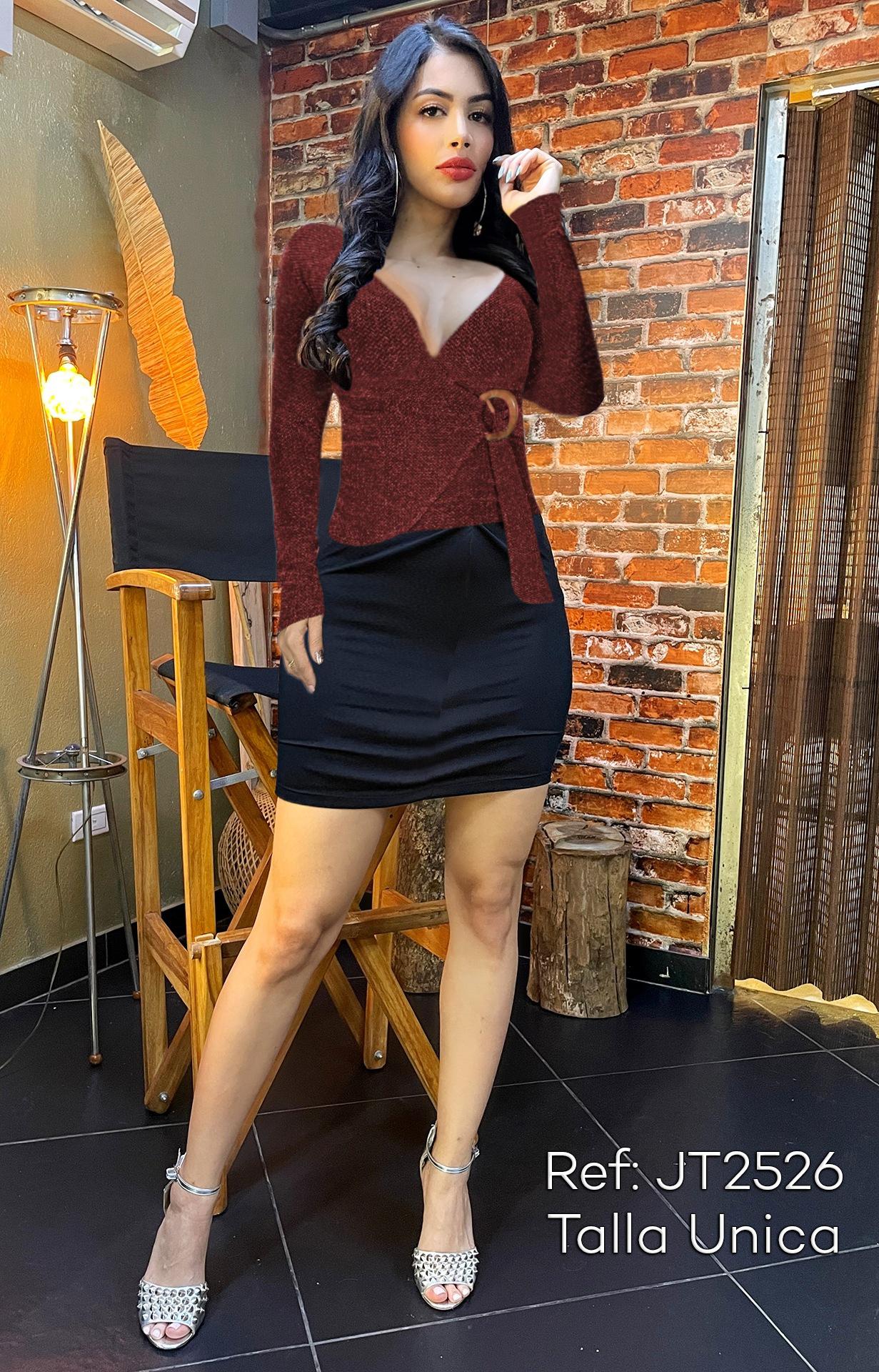 Ref. 003 -JT2526 Blusa de Dama con Exclusivo diseños - Ropa Colombiana
