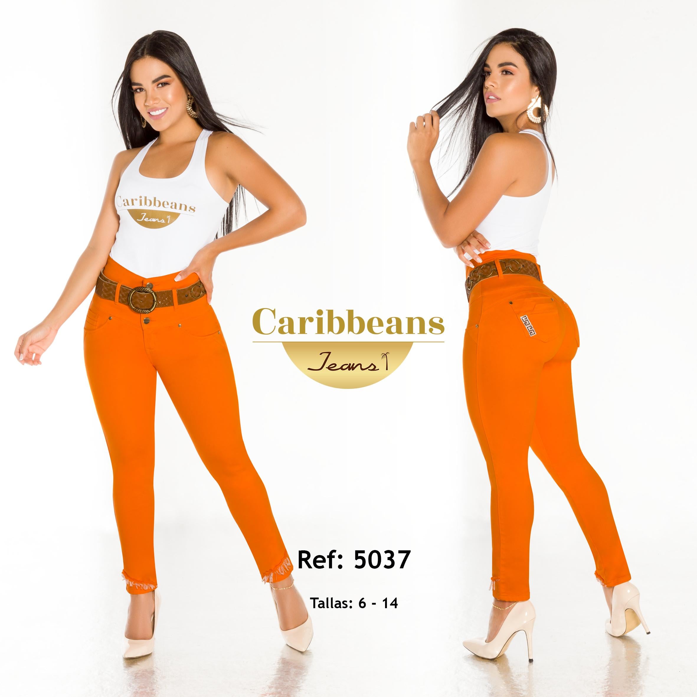 Ref. 041 -CB5037 Jeans Levantacola originales Colombianos