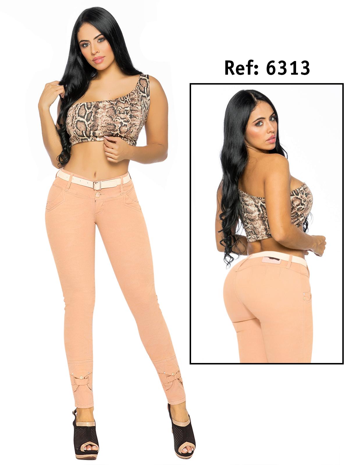 Ref. 006 -6313 JEAN COLOMBIANO LEVANTACOLA - Ropa Colombiana