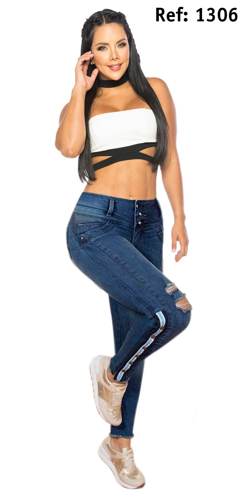 Ref. 056 -1306 Vaquero Push Up Colombiano Original - Ropa Colombiana
