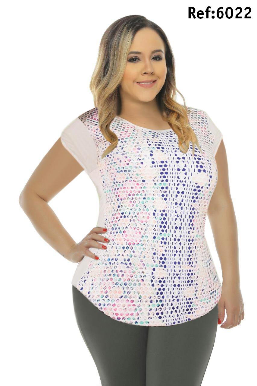 Ref. 005 -6022 Blusa Bambu talla grande - Ropa Colombiana