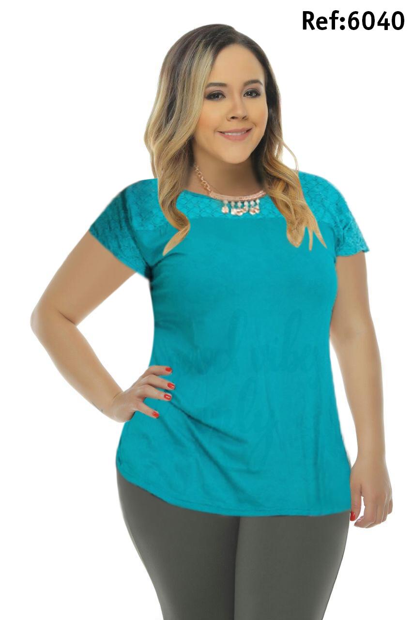 Ref. 005 -6040 Blusa Bambu talla grande - Ropa Colombiana