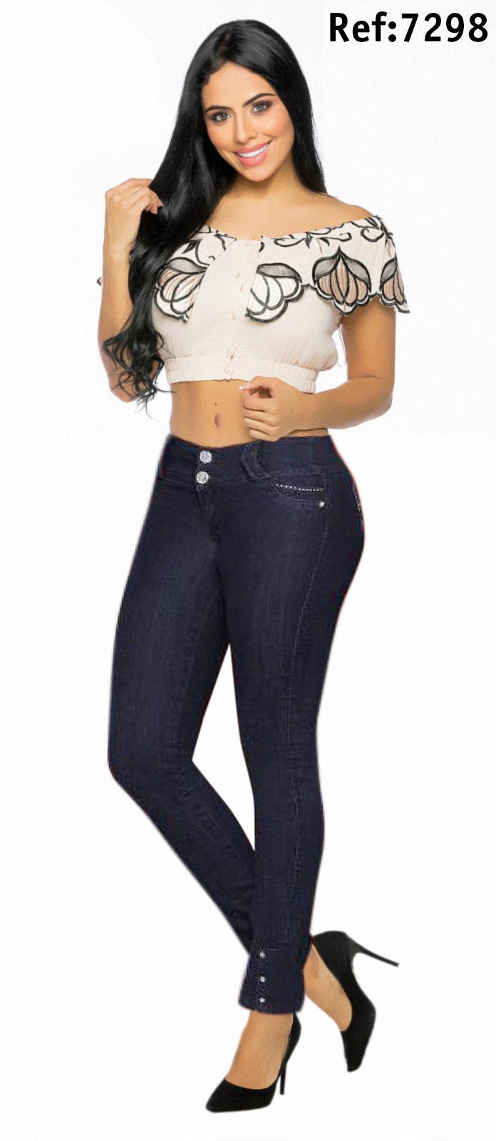 Ref. 001 -7298 Jean Estilo Semiajustado - Ropa Colombiana