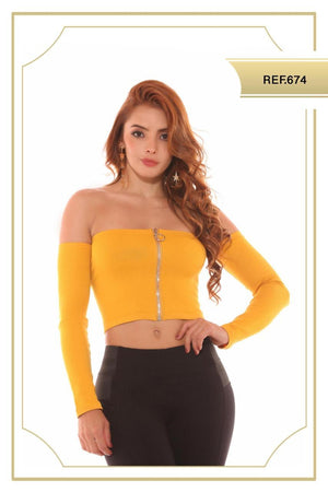 Ref. 003 -0674 Blusa espectacular - Ropa Colombiana