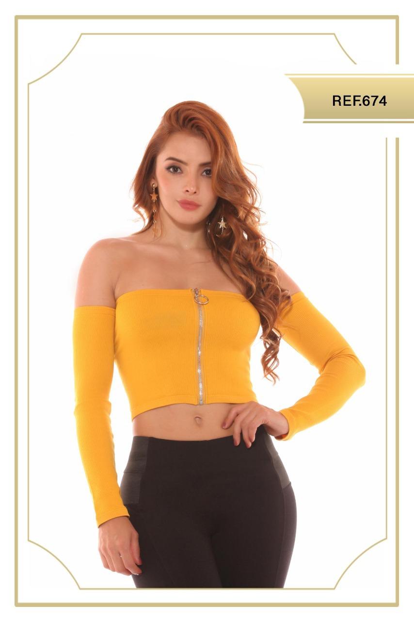 Ref. 003 -0674 Blusa espectacular - Ropa Colombiana