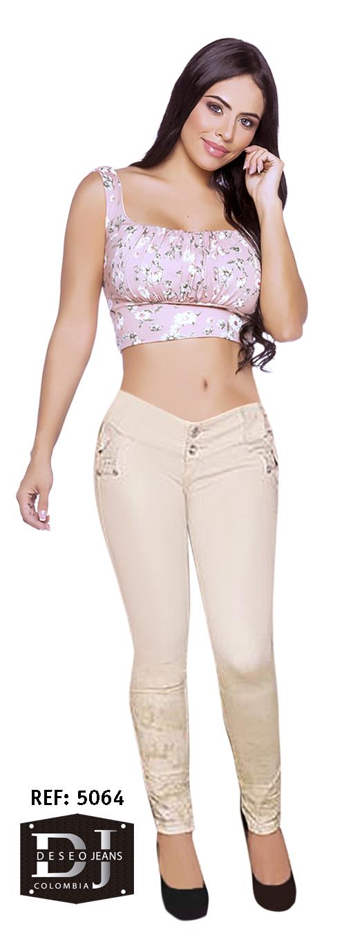 Ref. 006 -5064-1 Jean Levantacola Colombiano - Ropa Colombiana