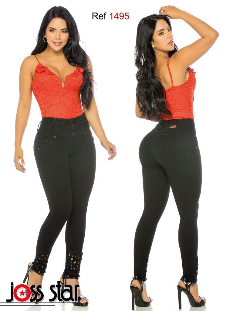Ref. 051 -1495 Jeans colombianos push up de moda - Ropa Colombiana