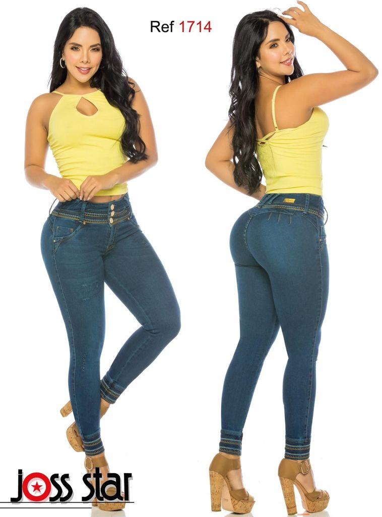 Ref. 051 -1714 Jeans colombianos push up de moda - Ropa Colombiana