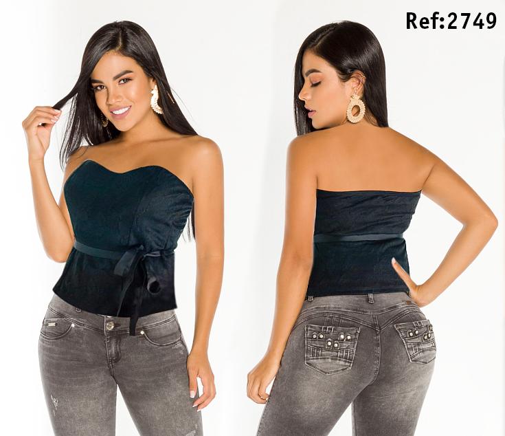 Ref. 004 -2749 Blusa Americana - Ropa Colombiana