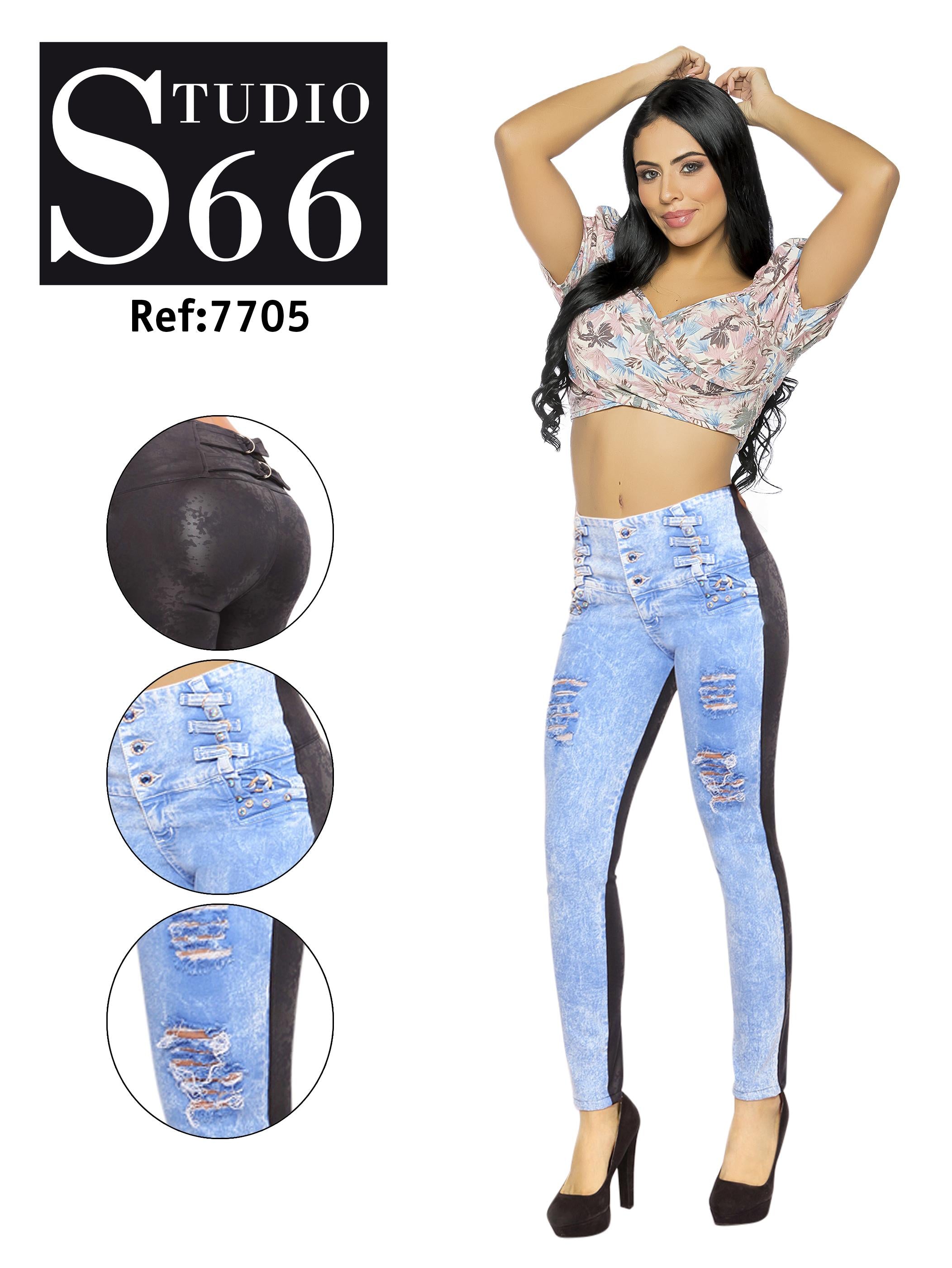 Ref. 006 -7705 Jean Diseño Único - Ropa Colombiana