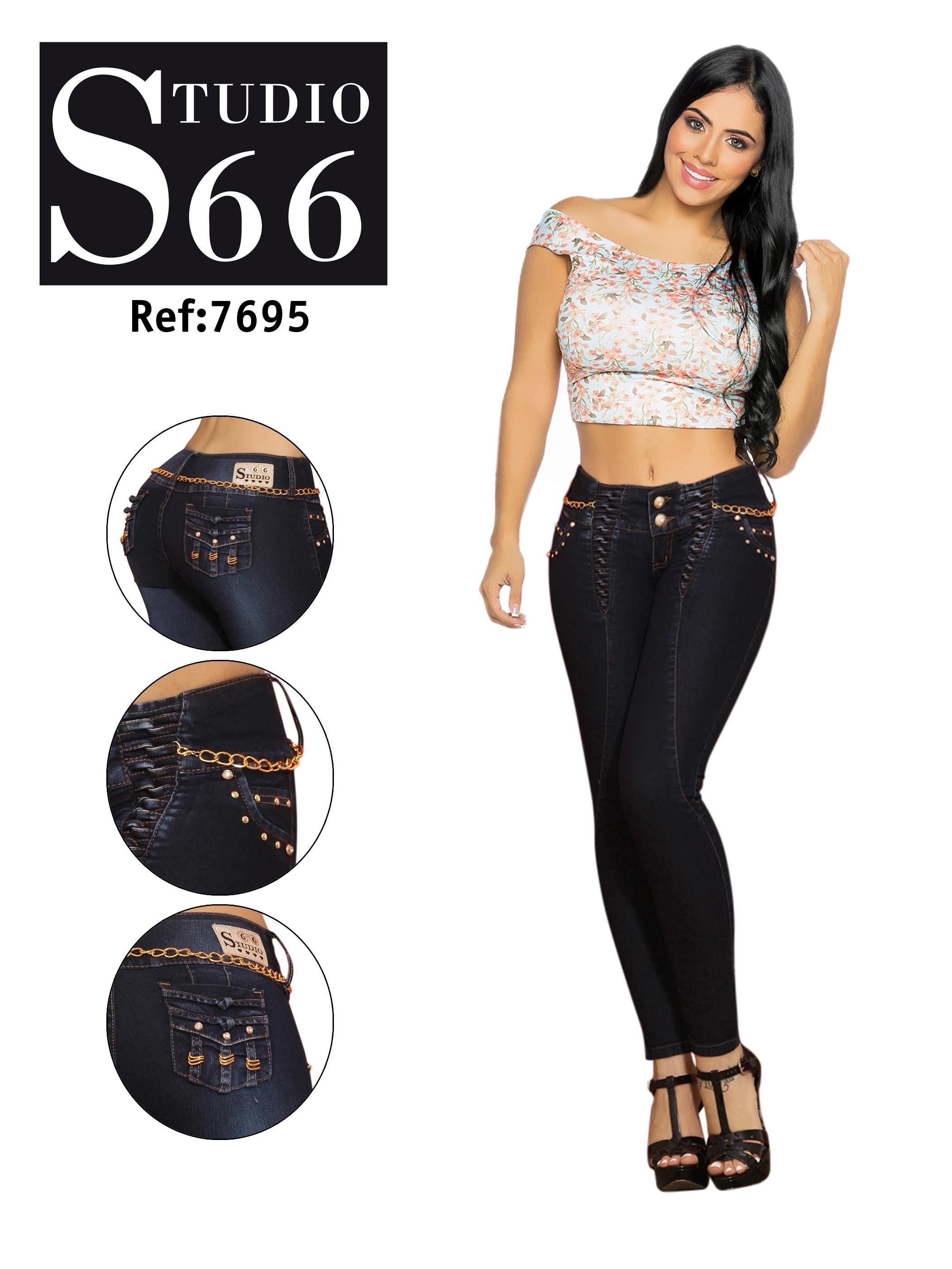 Ref. 014 -7695 Jean Estilo Latino - Ropa Colombiana