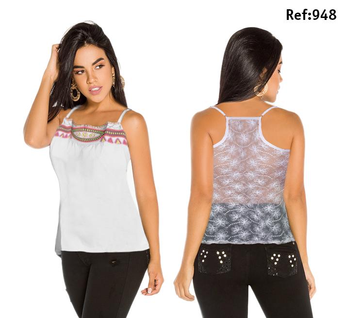 Ref. 015 -948 BLUSA DAMA - Ropa Colombiana
