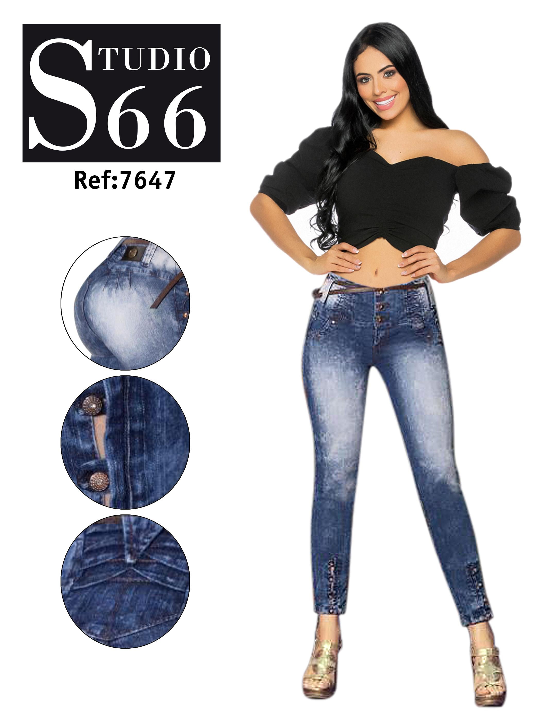 Ref. 014 -7647 Jean hermoso talle alto
