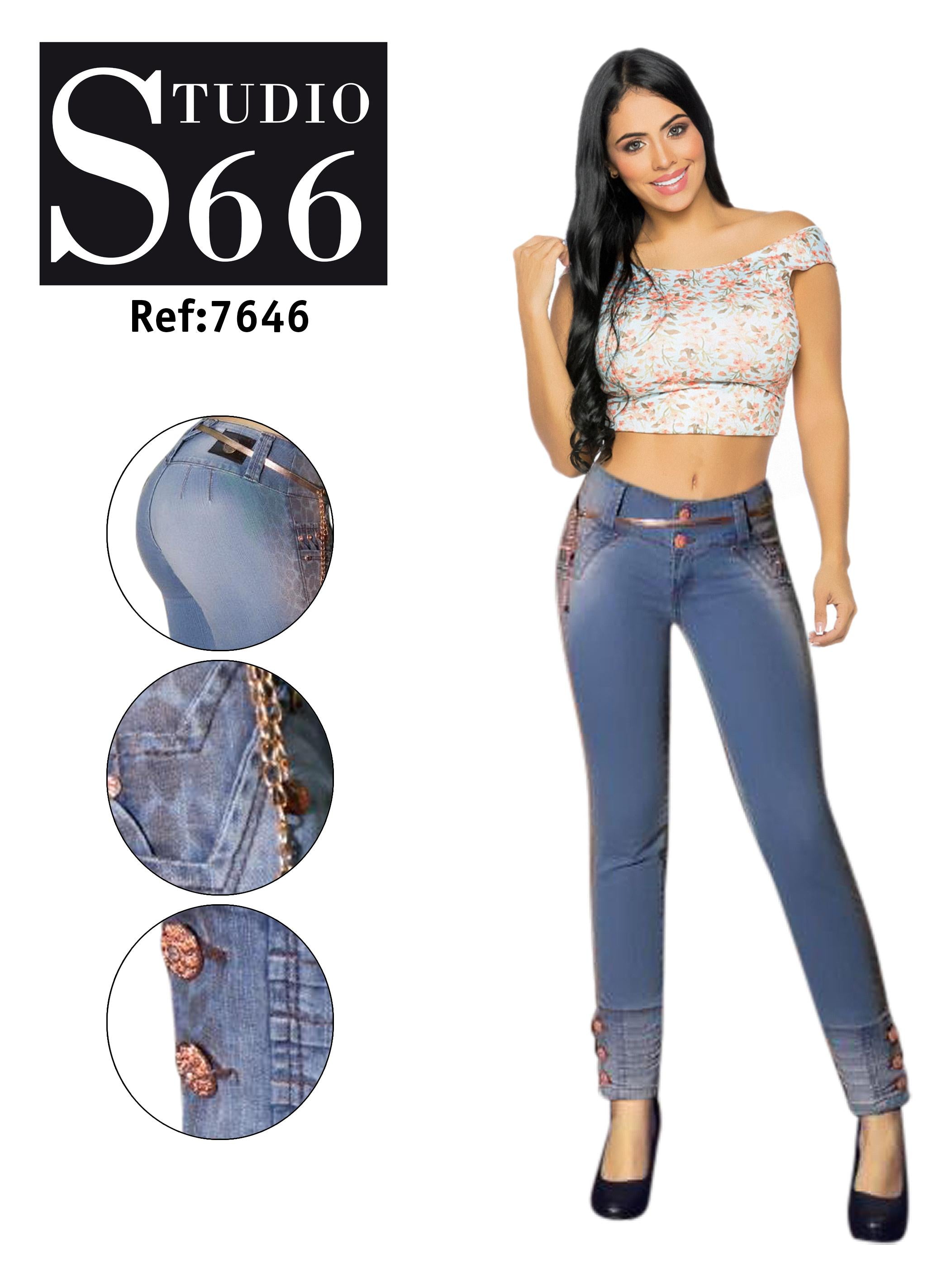 Ref. 014 -7646 Jean Pinta Perfecta - Ropa Colombiana