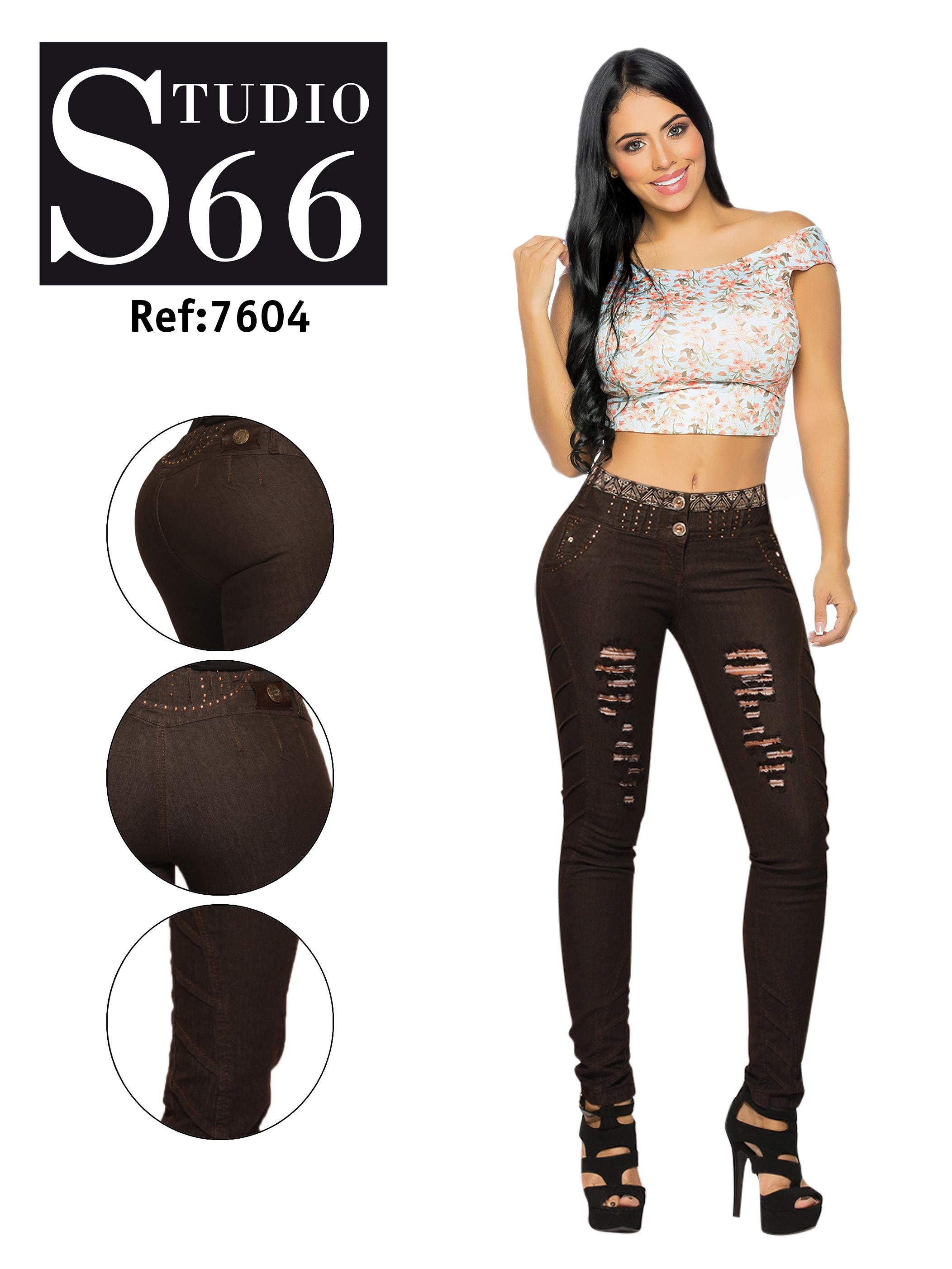 Ref. 014 -7604 Jean Destellos Perfectos - Ropa Colombiana