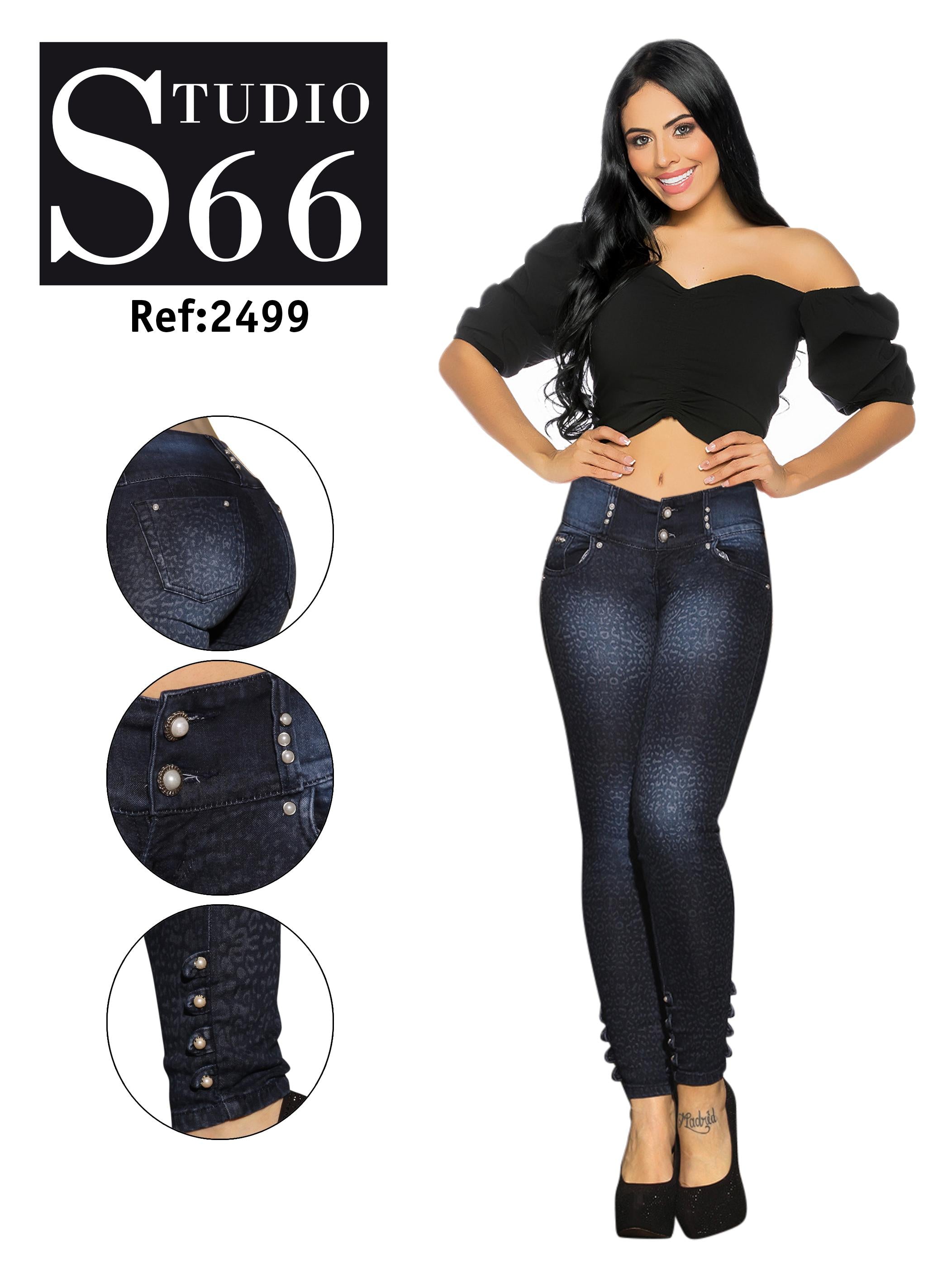 Ref. 014 -2499 Jean Animal Print - Ropa Colombiana