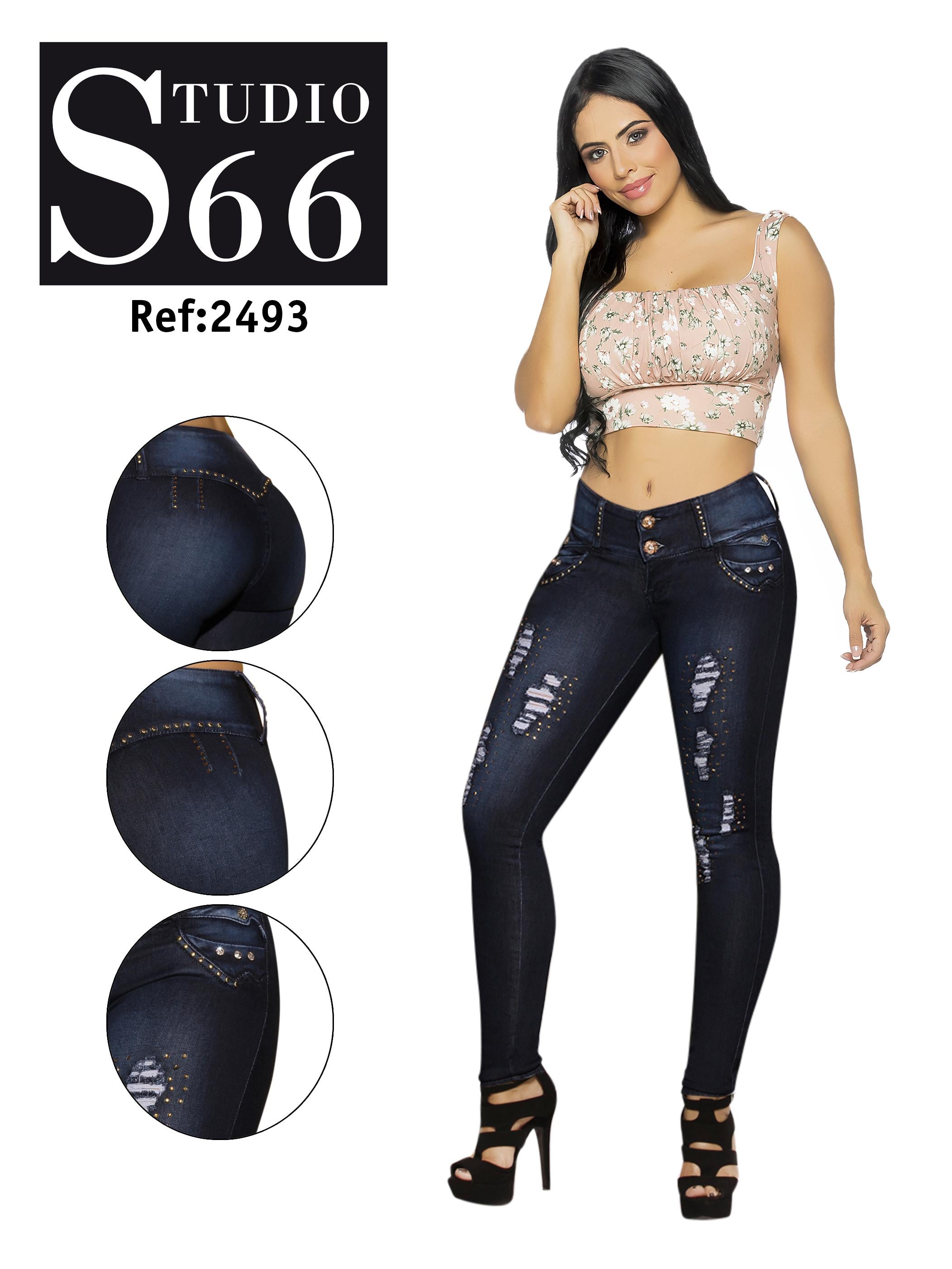 Ref. 014 -2493 Jean Estilo Sexy - Ropa Colombiana