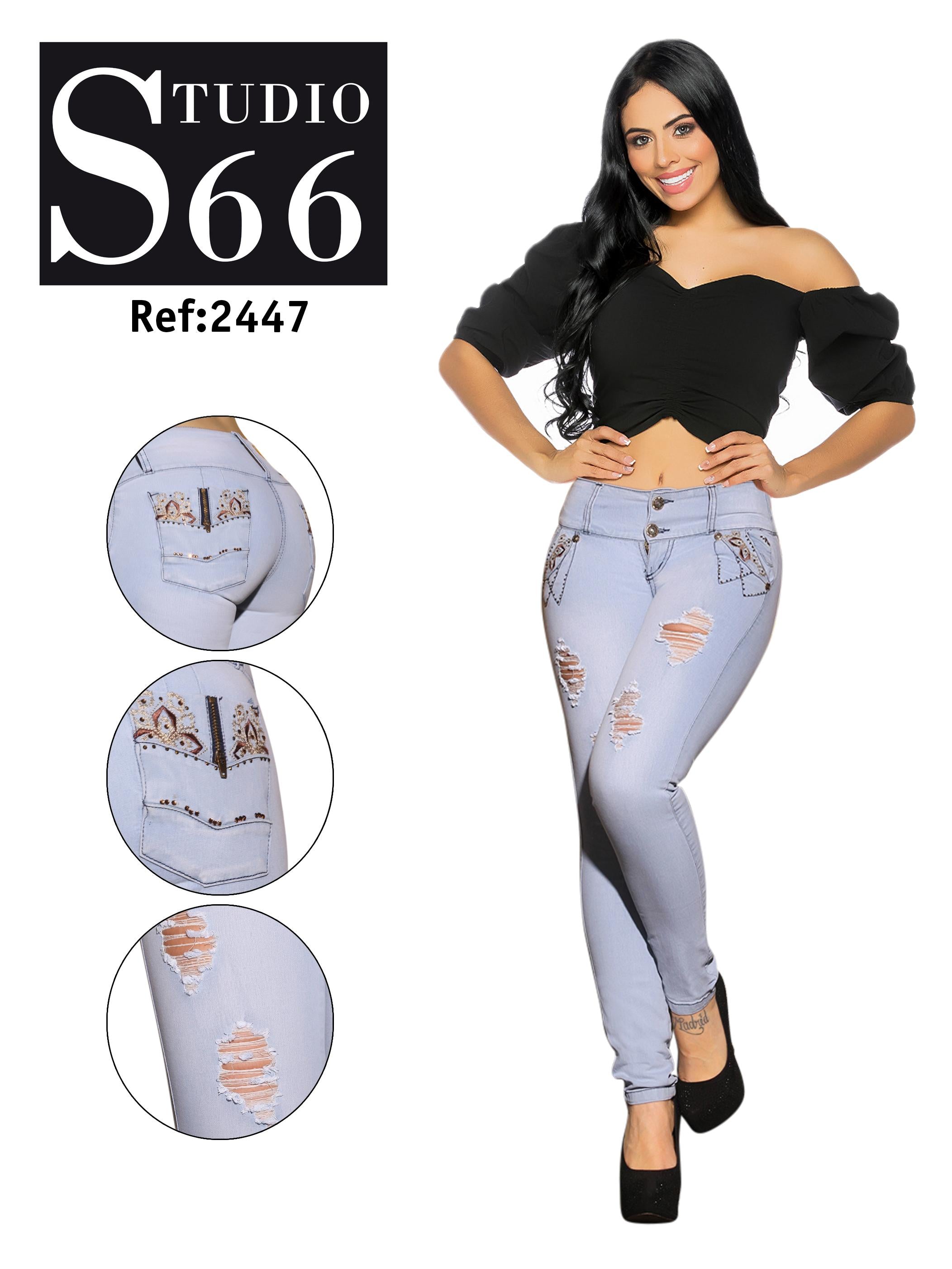 Ref. 014 -2447 Jean atractivo sensual - Ropa Colombiana