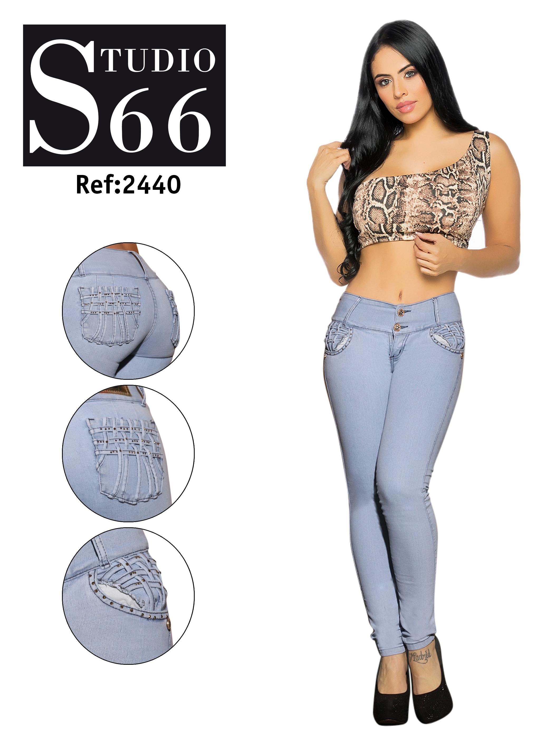 Ref. 014 -2440 Jean al estilo Colombiano - Ropa Colombiana