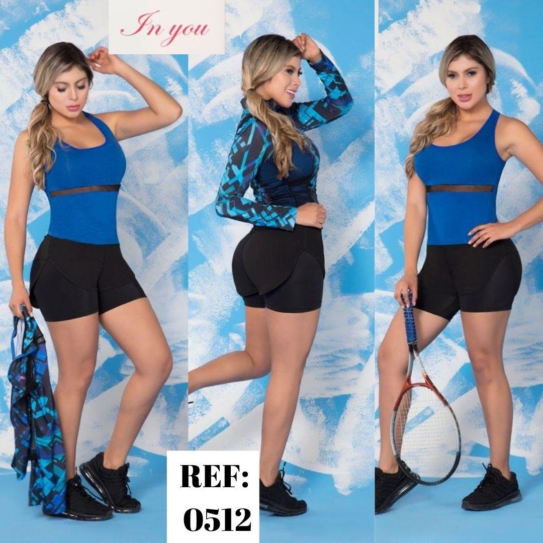 Ref. 056 -0512 Conjunto Deportivo Colombiano de Moda - Ropa Colombiana